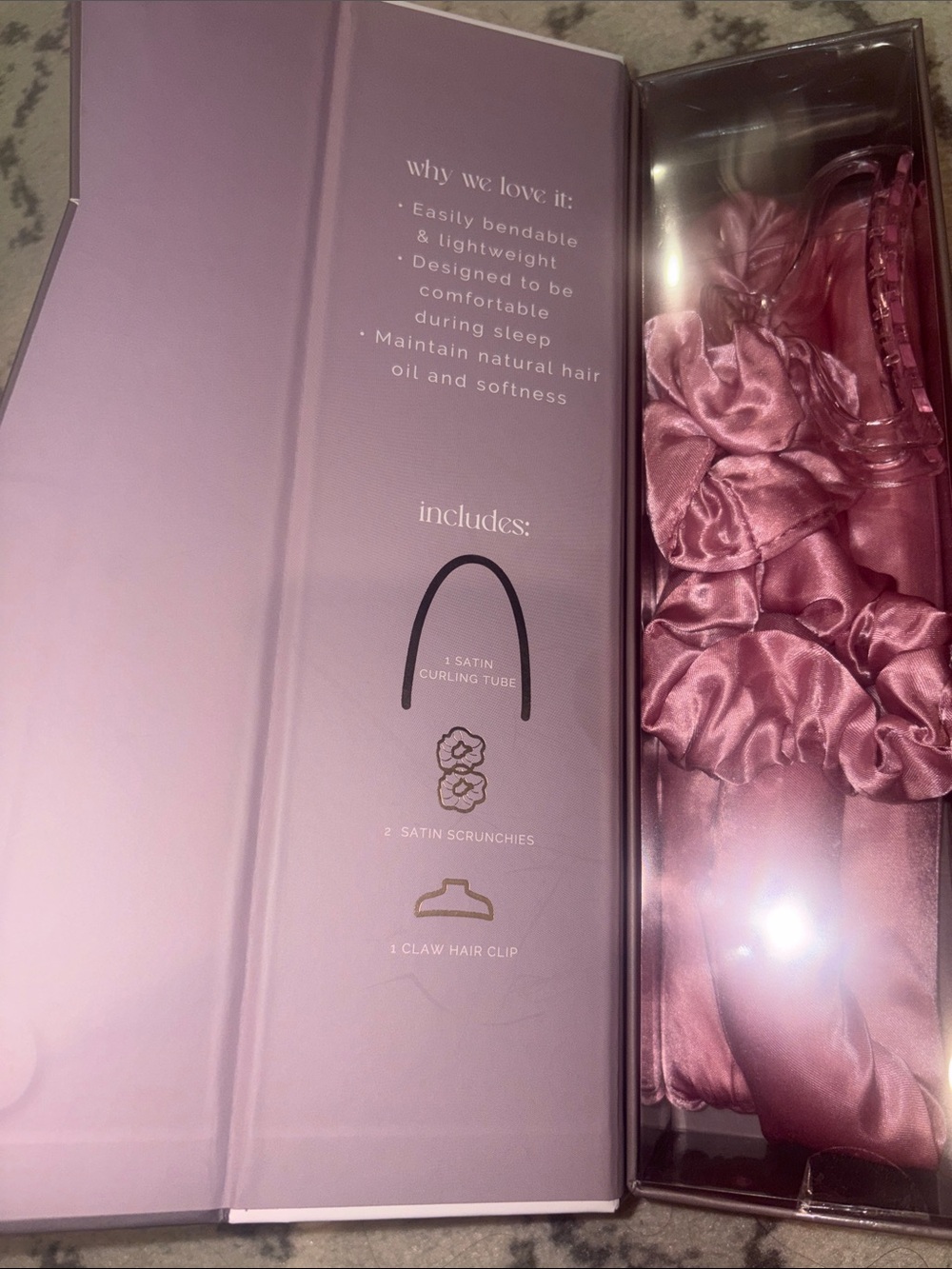 NWT 4 piece Heatless Curler Set
